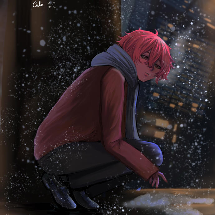 A certain snowing night